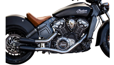 TRASK Slip-On Mufflers - Black - Indian Scout