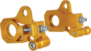 PERFORMANCE MACHINE (PM) Axle Adjuster Kit - Gold - Rear
