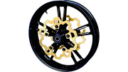 LYNDALL RACING BRAKES Brake Rotor with Gas Slots - Prodigy/Enforcer - Gold - 11.8"