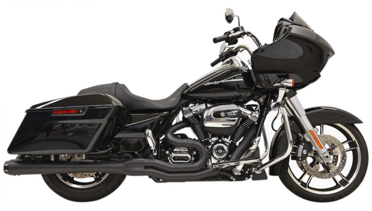 Bassani Xhaust Road Rage 2:1 B4 Exhaust System Black Harley Davidson M8