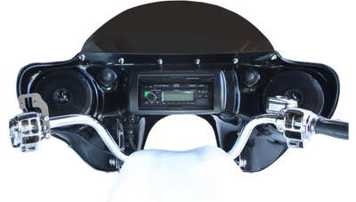 HOPPE INDUSTRIES Sportzilla Fairing with Stereo Receiver Sport Stereo Fairing - Handlebar Control - Softail