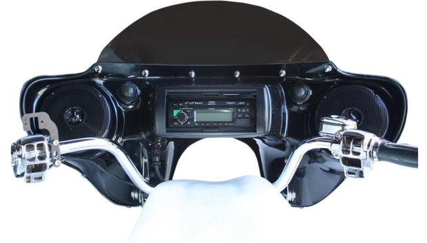 HOPPE INDUSTRIES Sportzilla Fairing with Stereo Receiver Sport Stereo Fairing - Handlebar Control - Softail