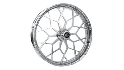 RC Components Wheel - Phenom - Front - Dual Disc w/ABS - Chrome - 21"x3.50" - FLH
