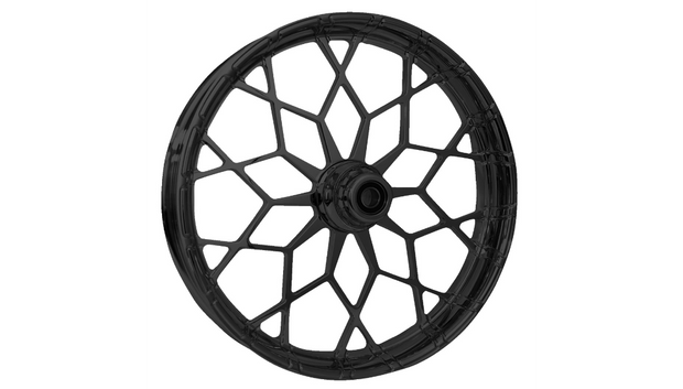 RC Components Wheel - Phenom - Front - Dual Disc w/ABS - Black - 21"x3.50" - FLH