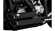 Vance & Hines Shortshots Staggered Exhaust System - Matte black