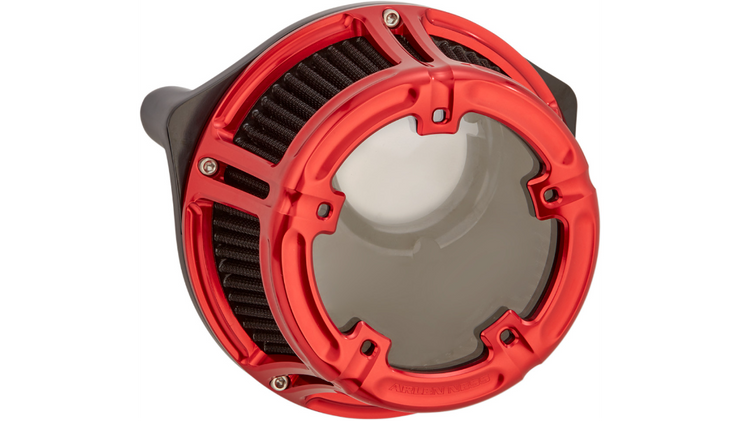 ARLEN NESS Method™ Clear Series Air Cleaner - Red - M8