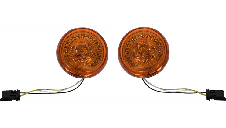 CUSTOM DYNAMICS ProBEAM® Front Halo Turn Signals - Amber Lens - CVO