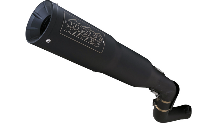 Vance & Hines Adventure Hi-Output 450 Slip-On Muffler - Black - Stainless Steel - Pan America