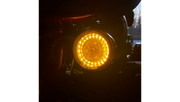 CUSTOM DYNAMICS ProBEAM® Front Halo Turn Signals - Amber Lens