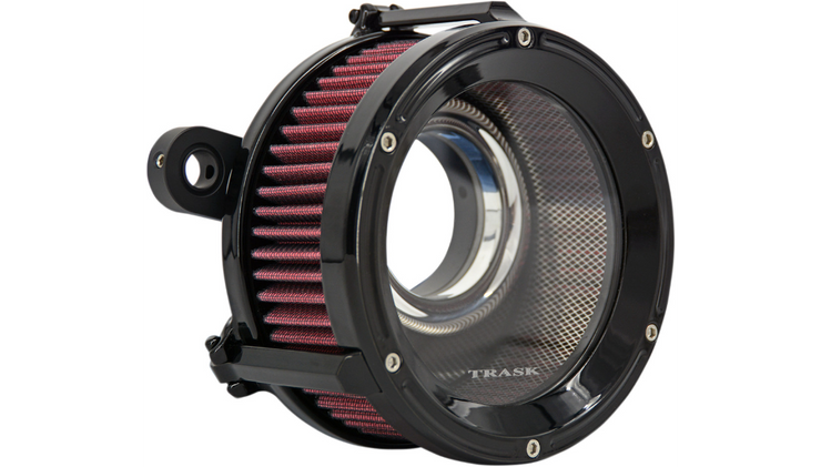 Trask Assault Charge High-Flow Air Cleaner GLOSS BLACK