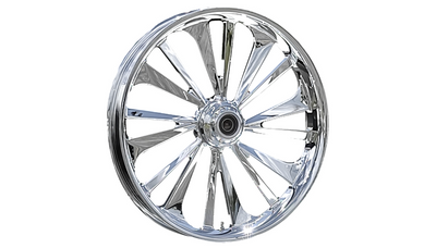 RC Components Wheel - Dillinger - Front - Single Disc w/ABS - Chrome - 21"x3.50" - FLH