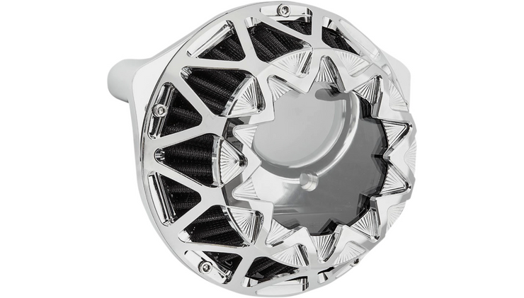 ARLEN NESS Crossfire Air Cleaner - Chrome - Twin Cam