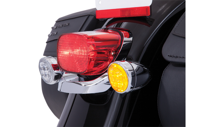 CIRO Fang® Signal Light Inserts - Chrome/Amber