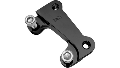 RC COMPONENTS Front Caliper Adapter Bracket Kit - Left - Black - 11.8" To 13"