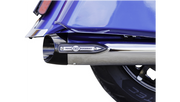 S&S CYCLE 4" Broadhead Slip-On Mufflers - Slash Cut - Chrome - Indian