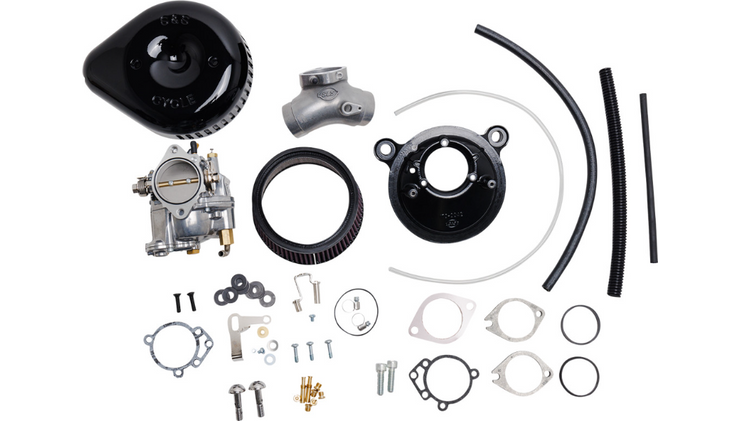 S&S CYCLE Super E/G Carburetor and Stealth Kits - Black - Big Twin '84-'99