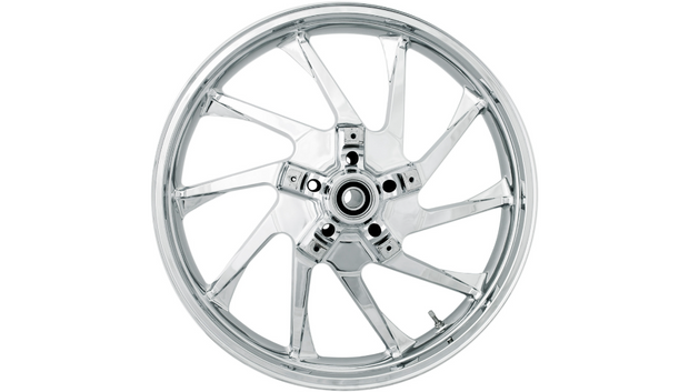 Coastal Moto Front Wheel - Hurricane 3D - Dual Disc/No ABS - Chrome - 21"x3.50" - '08+ FL