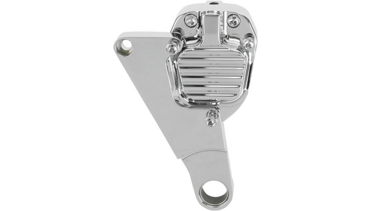 GMA ENGINEERING BY BDL Custom Billet Aluminum Front Brake Caliper Front Caliper - Springers - Classic Chrome