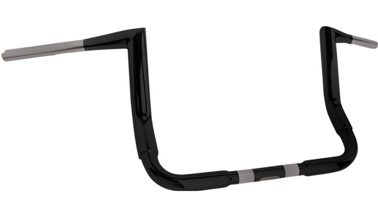 KHROME WERKS Buck-50 Handlebar - FLH - 10" - Black