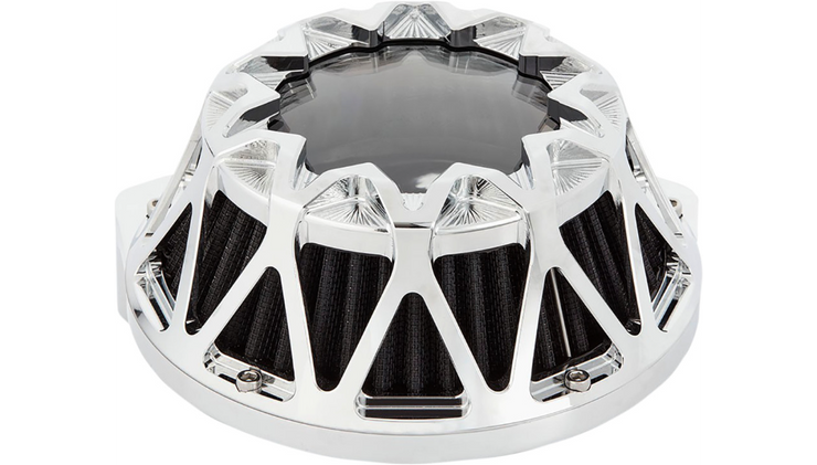 ARLEN NESS Crossfire Air Cleaner - Chrome - Twin Cam