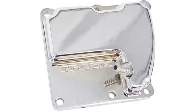 TRASK Check M8™ Vented Transmission Top Cover - Chrome