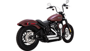 Vance & Hines Shortshots Staggered Exhaust System - Chrome