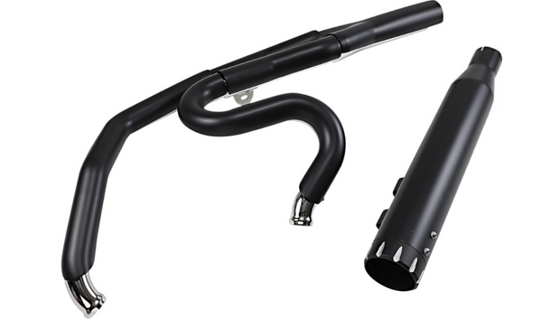 BASSANI XHAUST Road Rage 2-into-1 Exhaust System - Black