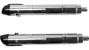 S&S CYCLE 4" Broadhead Slip-On Mufflers - Slash Cut - Chrome - Indian