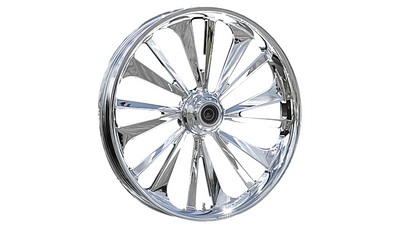 RC Components Wheel - Dillinger - Front - Dual Disc - No ABS - Chrome - 21" x 3.50" - FLH