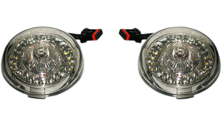 CUSTOM DYNAMICS ProBEAM® Amber/White Dynamic Ringz™ Turn Signals - HDI JAE