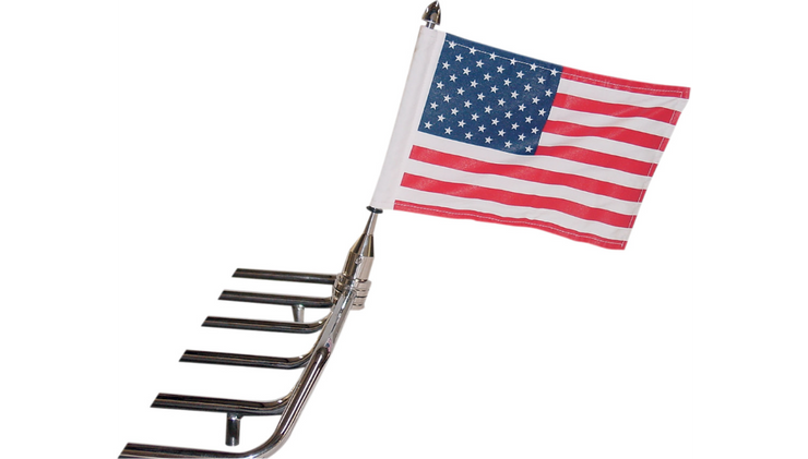 PRO PAD Tour Pack Solid Flag Mount With 6" x 9" Flag