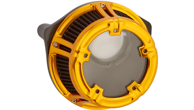 ARLEN NESS Method™ Clear Series Air Cleaner - Gold - Twin Cam