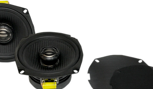 Hogtunes XLF Front 2 Ohm Speakers 150 Watts Max