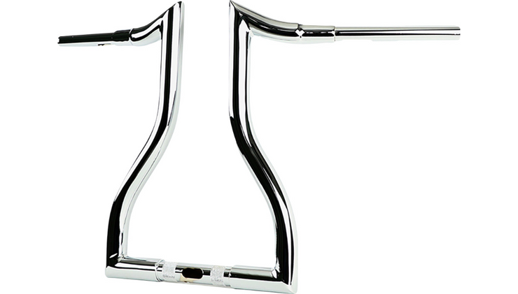 LA CHOPPERS Hammerhead Handlebar - 16" - Chrome