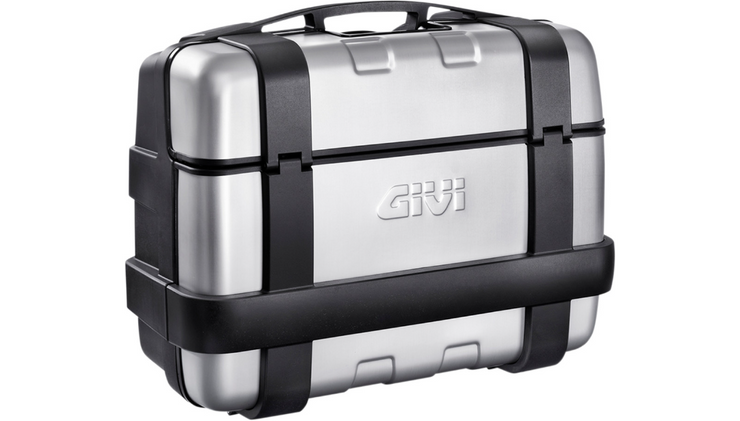 GIVI Monokey Trekker 33 Liter Top or Side Case - Silver - 33 Liter