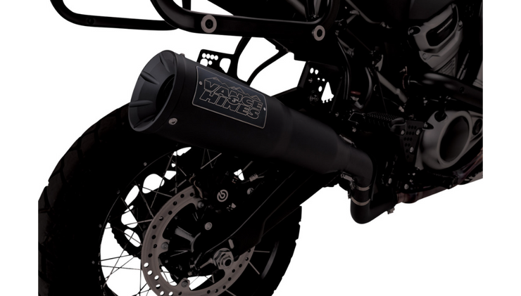 VANCE & HINES Adventure Hi-Output 450 Slip-On Muffler Adventure - Black - Pan American