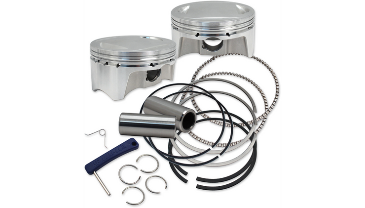 S&S CYCLE High Compression Piston Kit - Twin Cam