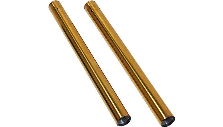 Arlen Ness Fork Tubes - 49 mm - Gold