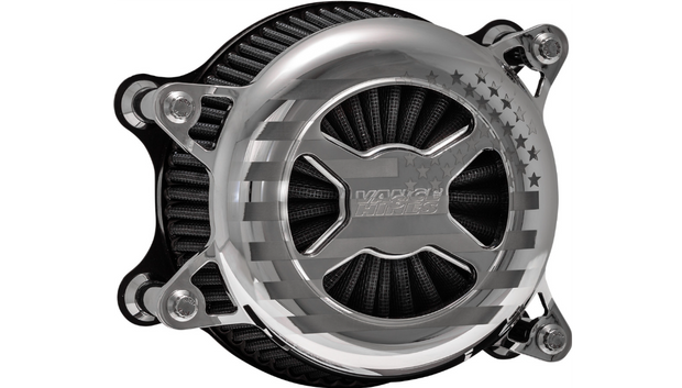 VANCE & HINES VO2 America Air Cleaner - Chrome - Twin Cam