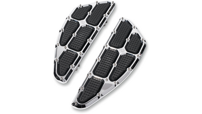 RSD Traction Floorboards Traction Driver Floorboard - Chrome