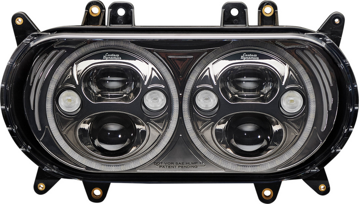 CUSTOM DYNAMICS TruBEAM® LED Headlamp Headlight - Black - FLTR