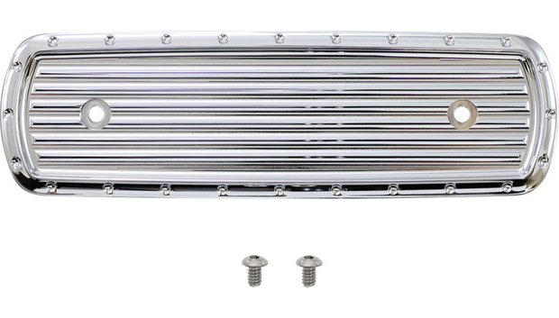 Covingtons Customs Air Cleaner Cover Insert - Dimpled - Chrome