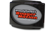 PAUL YAFFE BAGGER NATION CVO Universal Stealth III License Plate Frame - Black