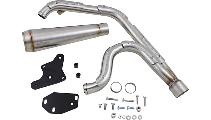 TRASK Assault 2:1 Exhaust System - Stainless - Softail