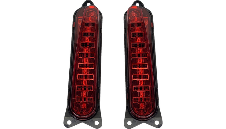 CUSTOM DYNAMICS ProBEAM® LED Taillights - Run/Brake/Turn - Red