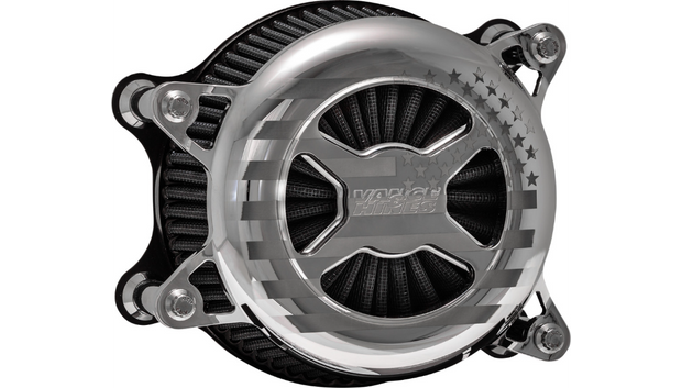 VANCE & HINES VO2 America Air Cleaner - Chrome - Twin Cam