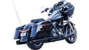 S&S CYCLE 4-1/2" GNX Slip-On Mufflers - Guardian Black - Twin Cam