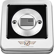 Figurati Designs Timing Cover - 2 Hole - American - Contrast Cut - Stainless Steel