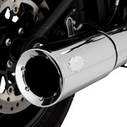 Vance & Hines Pro Pipe 2-into-1 Exhaust System Chrome